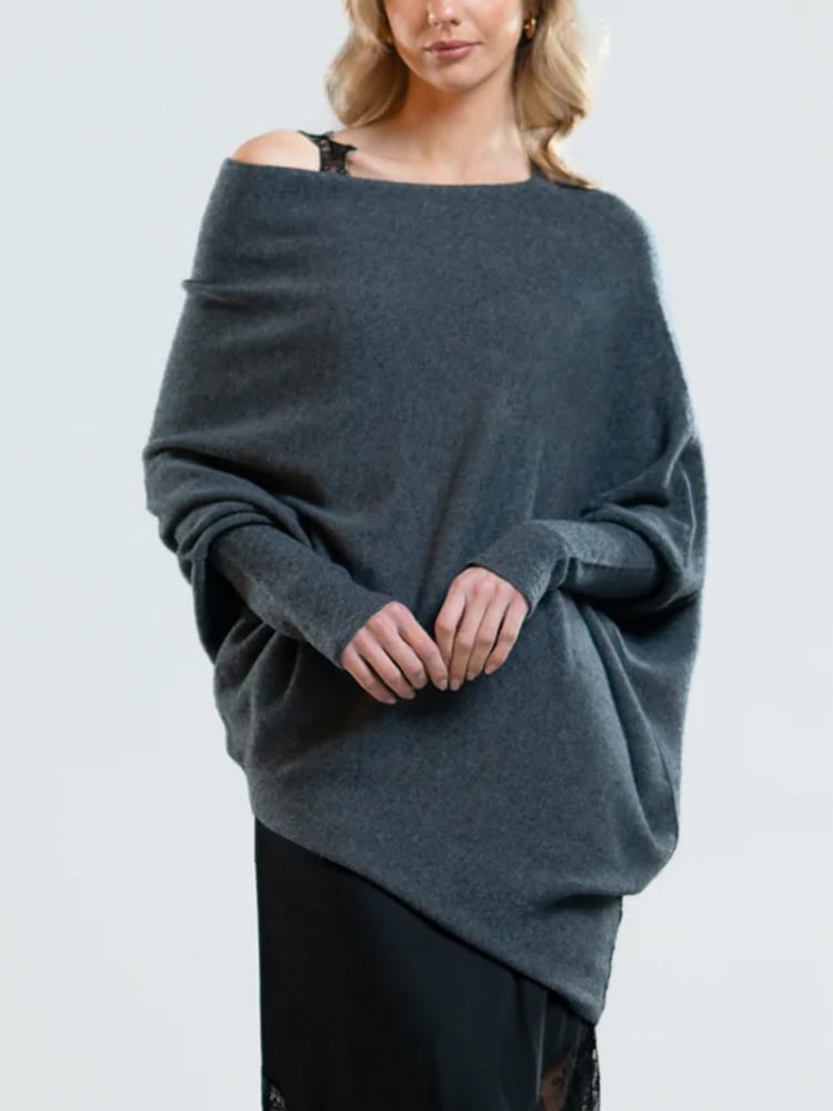 ✨Asymmetric Draped Jumper