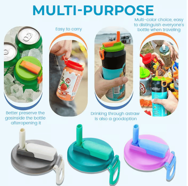 💞Straw Soda Can Lid