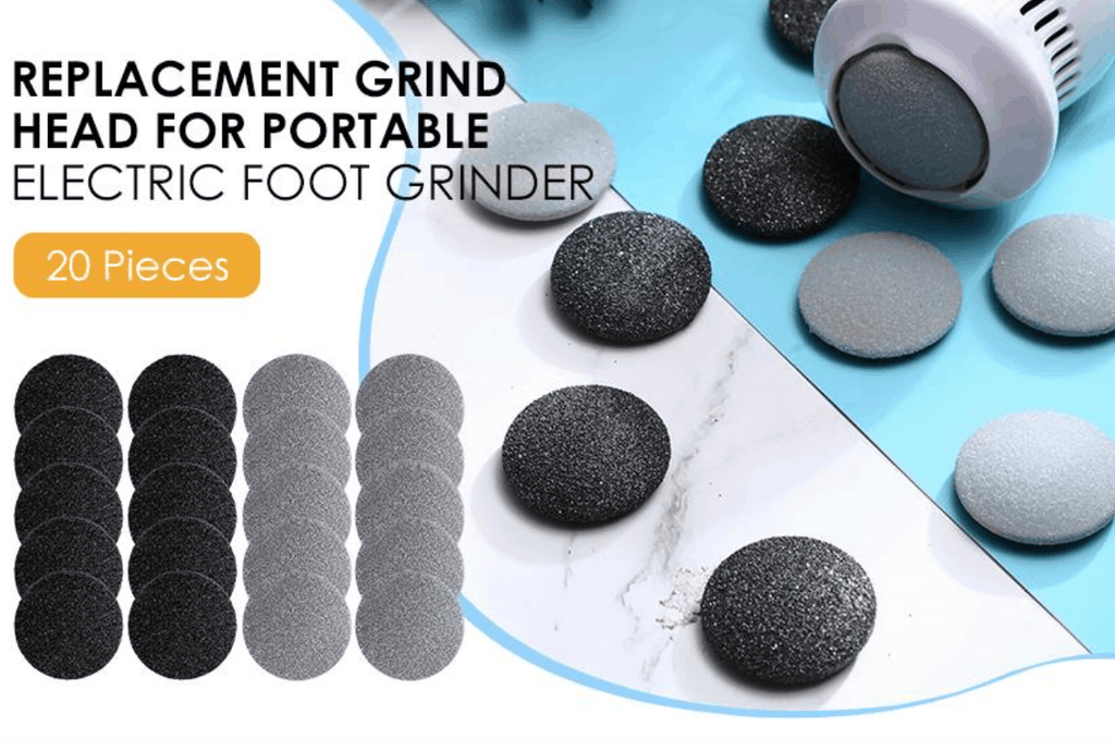 20 PCS Regular Coarse Replacement for Portable Electric Foot Grinder