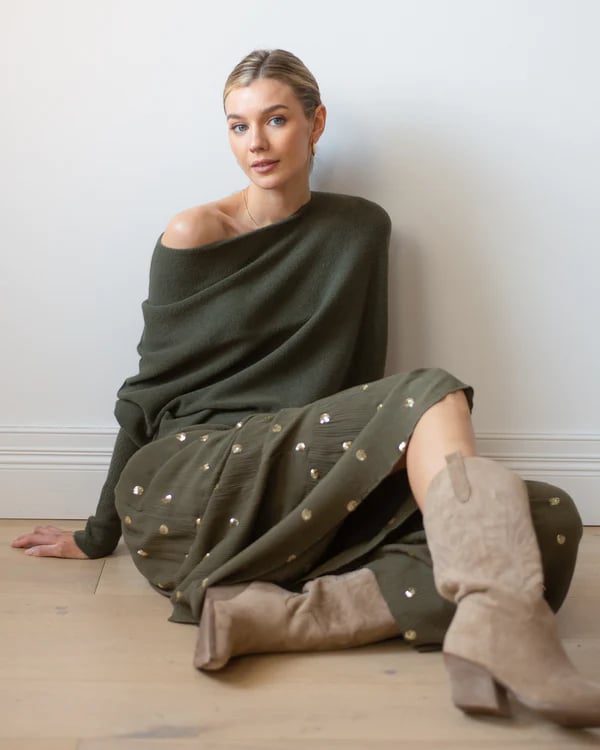 ✨Asymmetric Draped Jumper